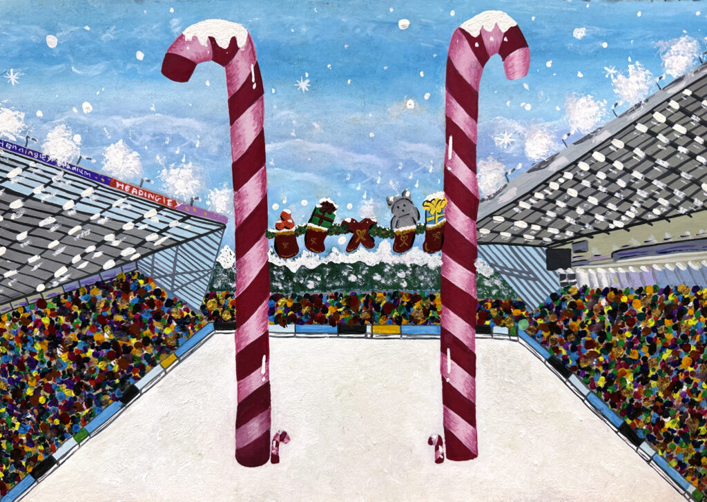 Headingley Stadium Christmas Artwork
